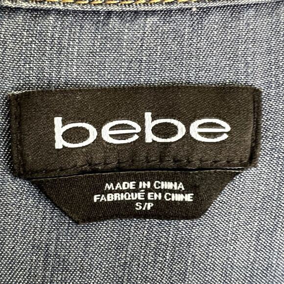 Vintage Bebe Jumpsuit USA 90s Y2K One Piece Clubwear Women’s S M Black - Picture 3 of 13